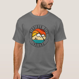 Minimalist Outdoors Michigan City Indiana IN T-Shirt