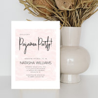 Minimalist Pajama Slumber Bachelorette Stripes