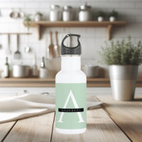 Minimalist Pastel Mint Personalised Name