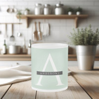 Minimalist Pastel Mint Personalised Name