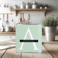 Minimalist Pastel Mint Personalised Name
