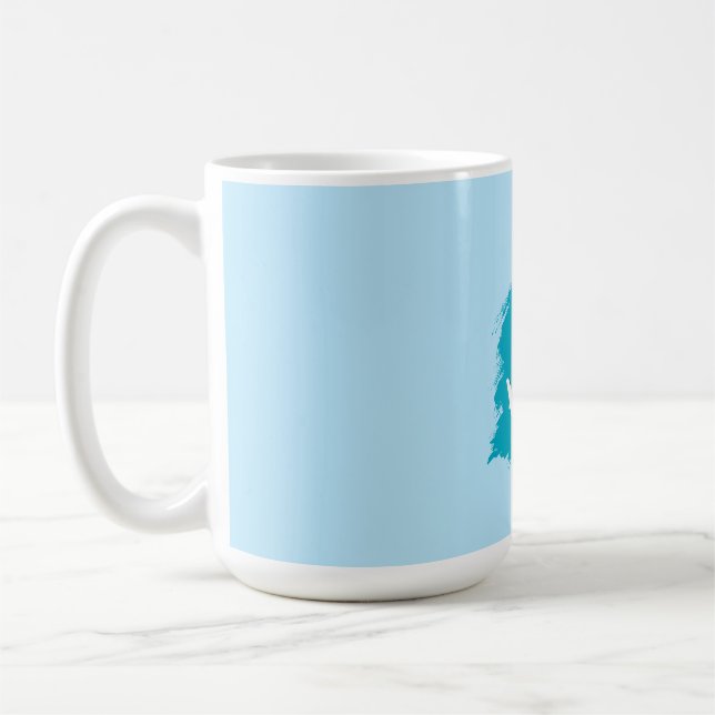 Minimalist Pastel Mug for Office & Home (Left)