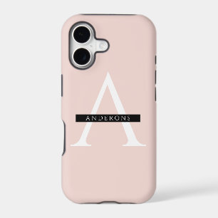 Minimalist Pastel Pink Personalised Name