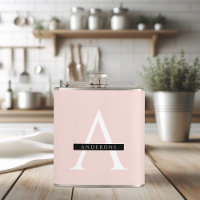 Minimalist Pastel Pink Personalised Name
