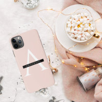 Minimalist Pastel Pink Personalised Name
