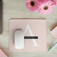 Minimalist Pastel Pink Personalised Name
