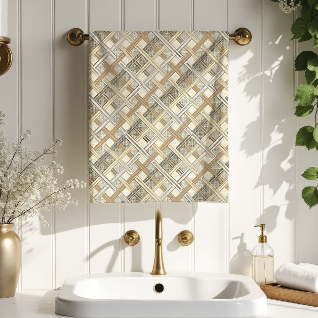 Minimalist Pastel Towel Sleek Geometric Feel (Minimalist Pastel Towel Sleek Geometric Feel)