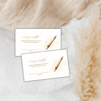 Minimalist Pastry Chef Diaper Raffle Baby Shower