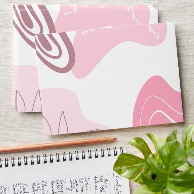 Minimalist Pattern  Envelope (Stacked)