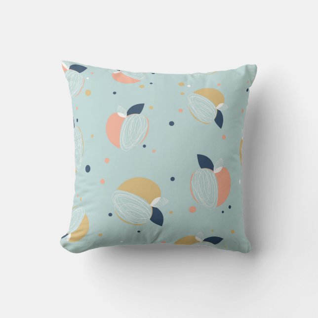 Minimalist Peach Bliss Cushion (Front)