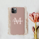 Minimalist Personal Initial Girly iPhone Case<br><div class="desc">Minimalist Personal Initial Girly iPhone Case</div>