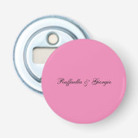 Minimalist personalised customised name pink colou