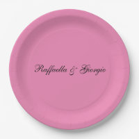 Minimalist personalised customised name pink colou