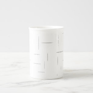 Minimalist Personalised File Folder Set Bone China Mug