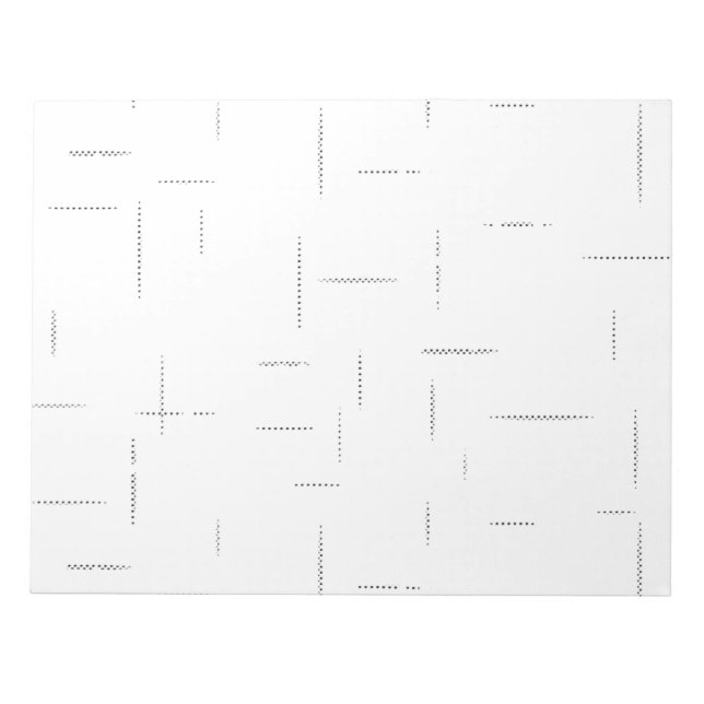 Minimalist Personalised File Folder Set Notepad (Front)