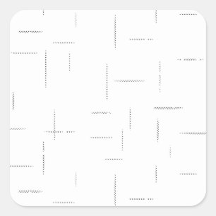 Minimalist Personalised File Folder Set Square Sticker