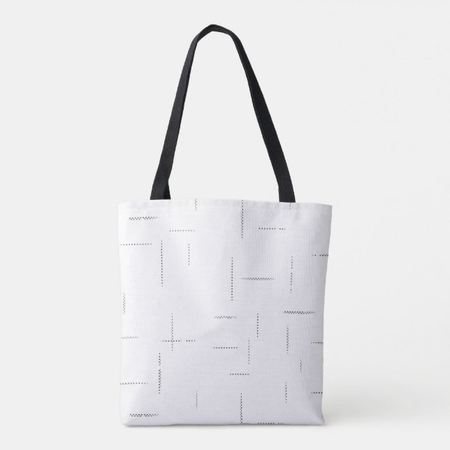 Minimalist Personalised File Folder Set Tote Bag (Back)