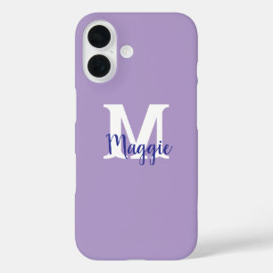 Minimalist Personalised iPhone Case with Monogram 