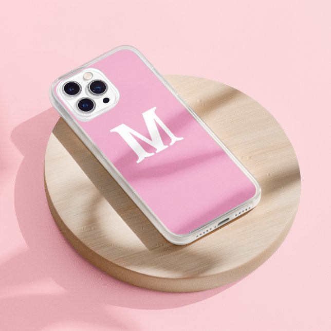 Minimalist Personalised iPhone Case with Monogram  (Creator Uploaded)