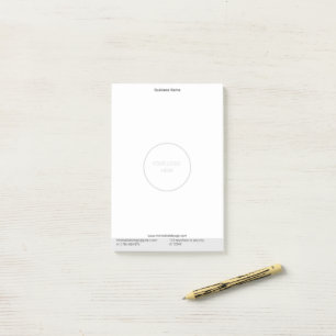 Minimalist Personalised Logo Post-it Notes