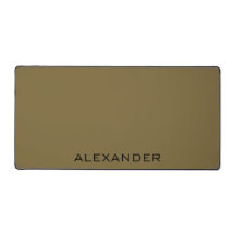 Minimalist personalised name brown &black