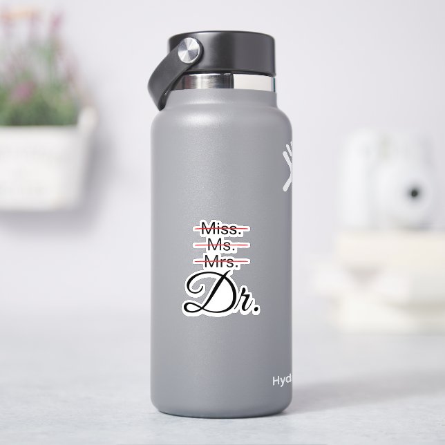 Minimalist PhD MD Graduation (HydroFlask)