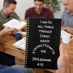 Minimalist Philippians 4:13 Bible Verse  Planner