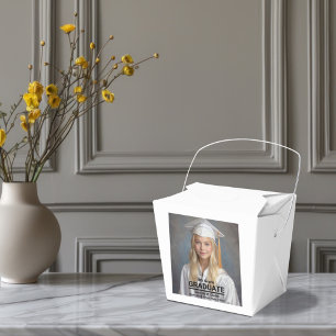 Minimalist Photo 8th Grade Graduation Favour Box