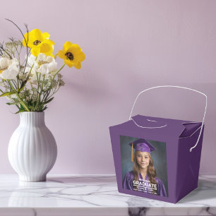 Minimalist Photo 8th Grade Graduation Favour Box