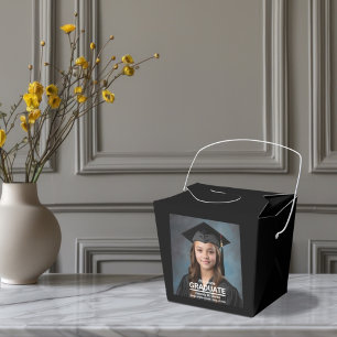 Minimalist Photo 8th Grade Graduation Favour Box