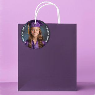 Minimalist Photo 8th Grade Graduation Favour Tags