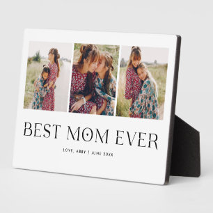 Minimalist Photo Collage Best Mum Ever Keepsake Pl Plaque