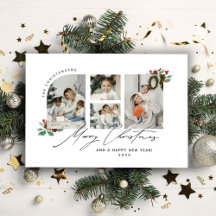Minimalist Photo Collage Merry Christmas