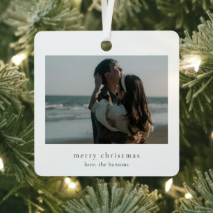Minimalist Photo Modern Christmas Metal Tree Decoration