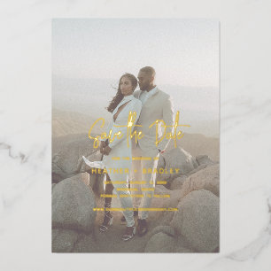 Minimalist Photo Modern Wedding Save The Date