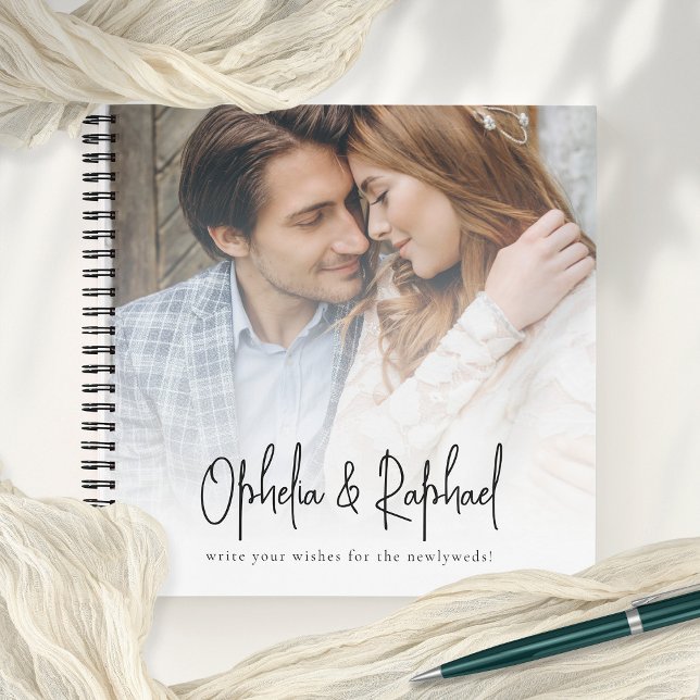 Minimalist Photo Overlay Guest Book (Creator Uploaded)