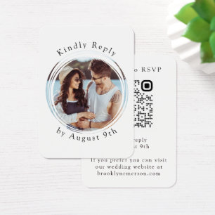 Minimalist Photo QR Code Scan me to RSVP 