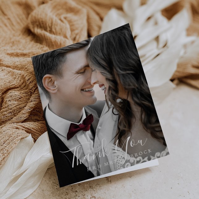 Minimalist Photo Template Thank You Card (Creator Uploaded)