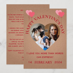 Minimalist Photo Valentine's Day Card
