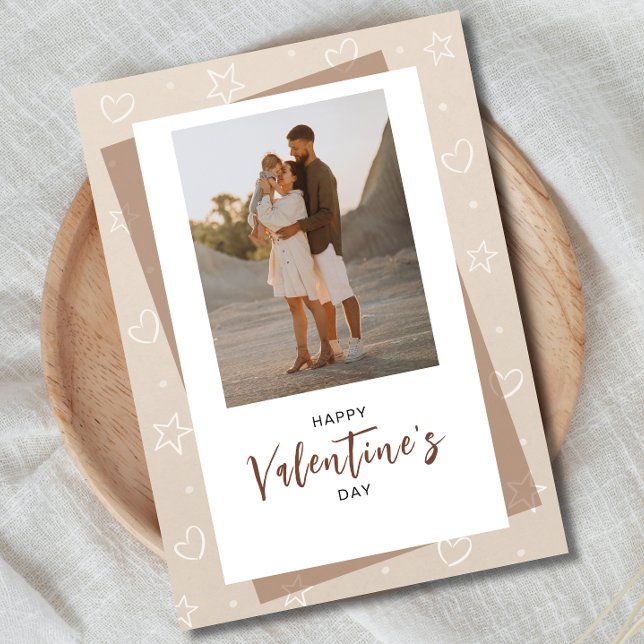 Minimalist Photo Valentine's Day  Holiday Card (Creator Uploaded)