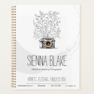 Minimalist Photographer Botanical Camera Planner