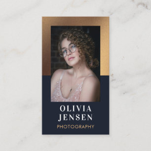 Minimalist Photography Full Photo Simple  Business Card