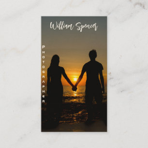 Minimalist Photography Full Photo Simple  Business Card