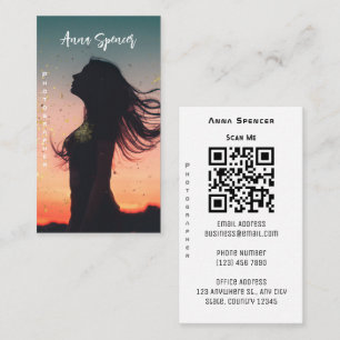 Minimalist Photography Full Photo Simple  Business Card