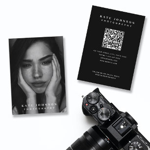 Minimalist Photography Full Photo Stylish Business Card