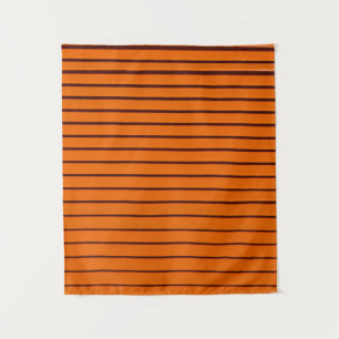 Minimalist photography of orange wall tapestry