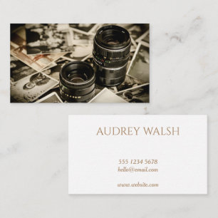 Minimalist Photography Photo Simple  Business Card