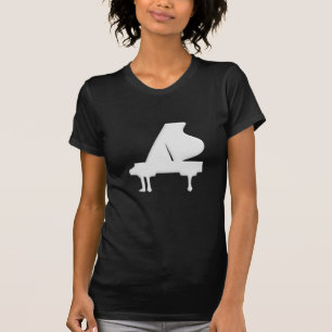 Minimalist Piano Key Musical Graphic T-Shirt