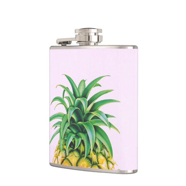 Minimalist Pineapple Hip Flask (Left)