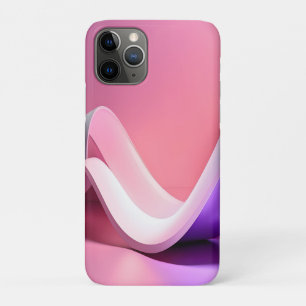 Minimalist Pink Abstract Fluid Wave Case-Mate iPhone Case